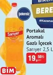 SARIYER  PORTAKAL AROMALI  GAZLI İÇECEK